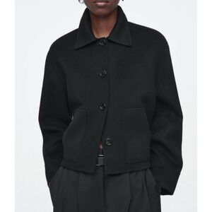 COS boxy double faced wool jacket